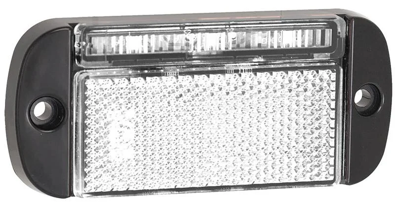 LED markeringslicht wit | 12-24v | 40cm. kabel | 44WME-44WME-2