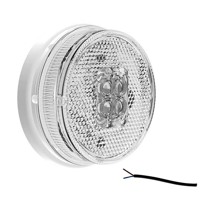 LED markeringslicht wit | 12-24v | 50cm. kabel | MV-1300W-MV-1300W-2