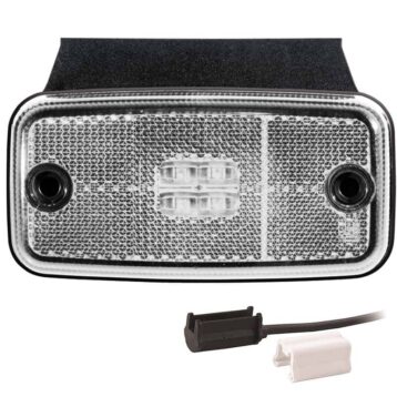 LED markeringslicht wit | 12-36v | 1