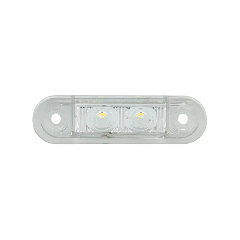 LED markeringslicht wit inbouw | 12-24v | 20cm. kabel | 7922WMB-7922WMB