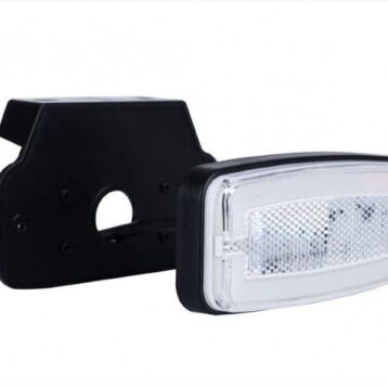 LED markeringslicht wit met beugel | 12-24v | 50cm. kabel | MV-4950W-MV-4950W