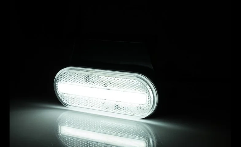 LED markeringslicht wit met beugel | 12-24v | 50cm. kabel | MV-5050W-MV-5050W-6