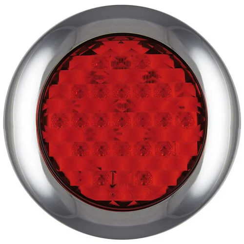 LED mistlicht met chromen rand | 12-24v | 0