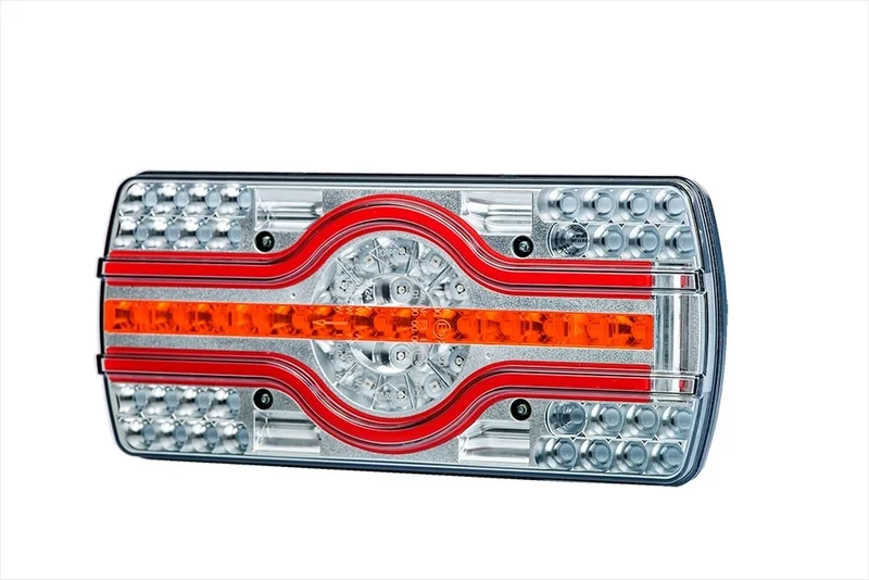 LED neon achterlicht met kentekenverlichting | 12-24v | 2