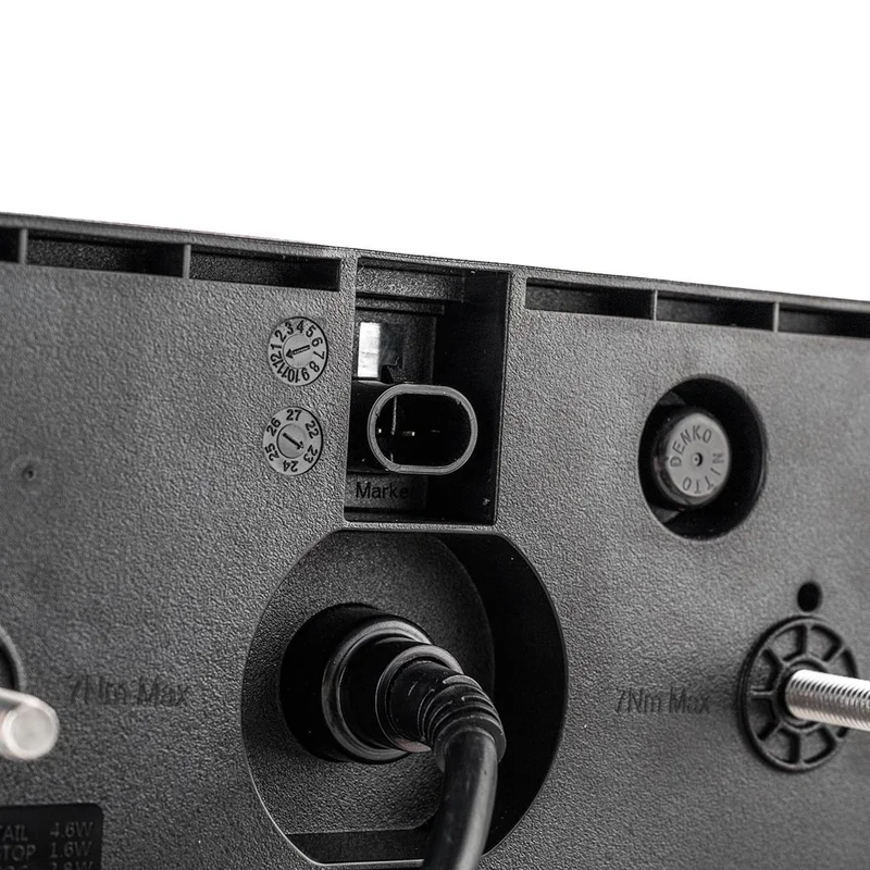 (non-driehoek) rechts 12-24v 200cm kabel | VC-6052-VC-6052-4