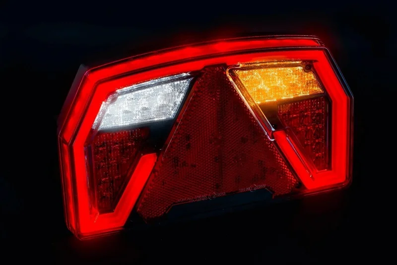 LED neon achterlicht rechts 12-24v - 6-PIN's-VC-4652B6-3