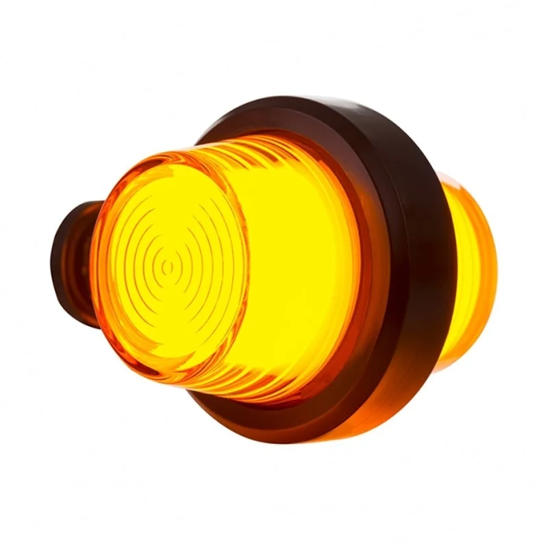 LED pendellamp amber | korte steel | matte lens | 12-24v | MB-1020A-MB-1020A
