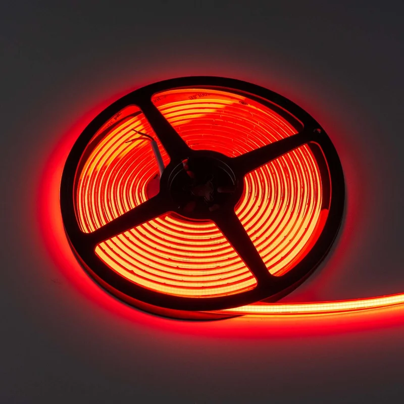 LED strip op rol 5m | 24v | Neon-effect | rood | IP68-BLS-50480R24V-5