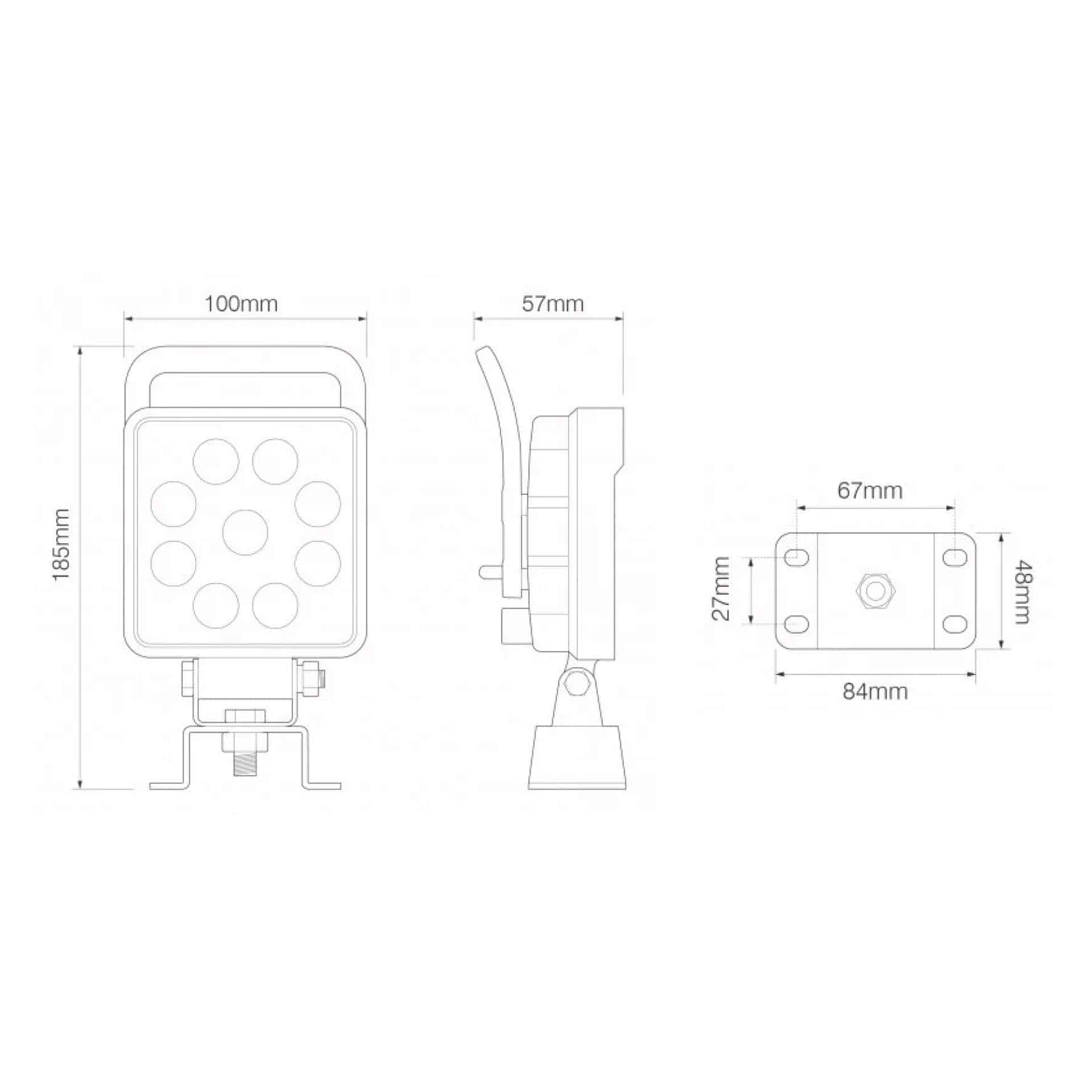 5 watt - 1710 lumen 10-110V 0