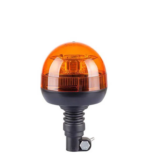 LED zwaailamp amber | R65 | met Flexi DIN montagevoet | 12-24v | S07ZL001.1-S07ZL001.1
