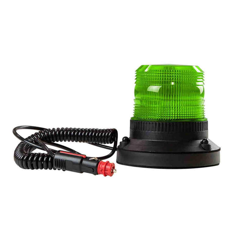 LED zwaailamp groen | 12-24v | R65 | Magneet ECCOLED | EB5004G-EB5004G