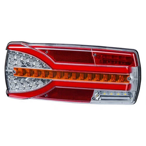 Links | LED achterlicht dynamisch knipperlicht | 12-24v | 150cm. kabel | V14C7-901-V14C7-901