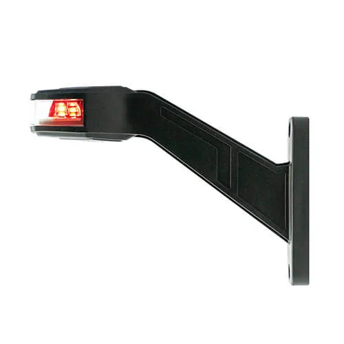 Links | LED breedtelamp | 12-24v | 30cm. kabel | rood-wit-amber | 1007LE-1007LE-3