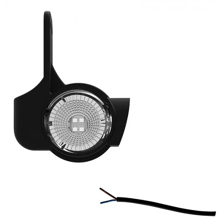 Links | LED breedtelamp met korte steel | 12-24v | 20cm. kabel | M10BV-801RWA-M10BV-801RWA-2