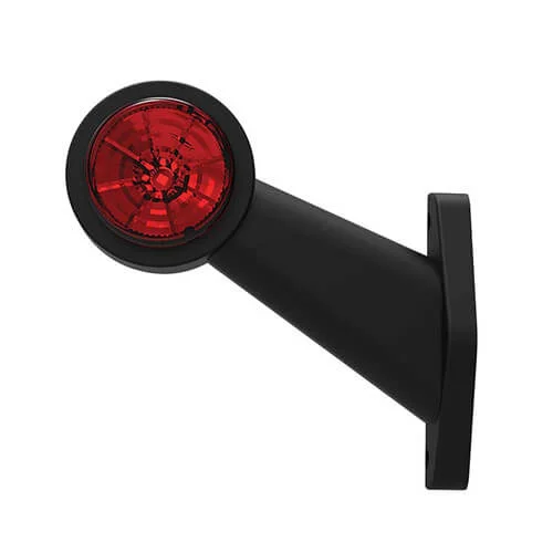 Links | LED breedtelamp | schuine steel | 12-24v | 0