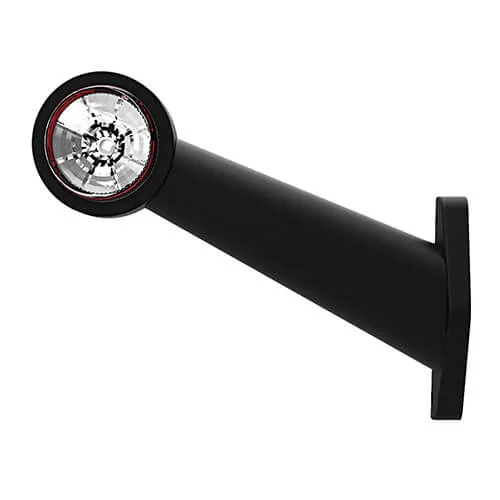 Links | LED breedtelamp | schuine steel | 12-24v | 0