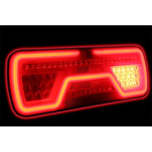 Links | LED neon achterlicht | dynamisch knipperlicht | 12-24v | 200cm. kabel | VC-2001-VC-2001-7