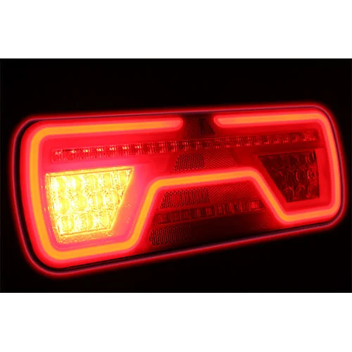 Links | LED neon achterlicht | dynamisch knipperlicht | 12-24v | 200cm. kabel | VC-2001-VC-2001-10