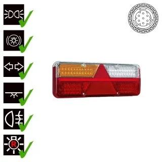 Links | LED trailerlamp | dynamisch knipperlicht | 9-36v | 7-PIN | VC-1031B7-VC-1031B7