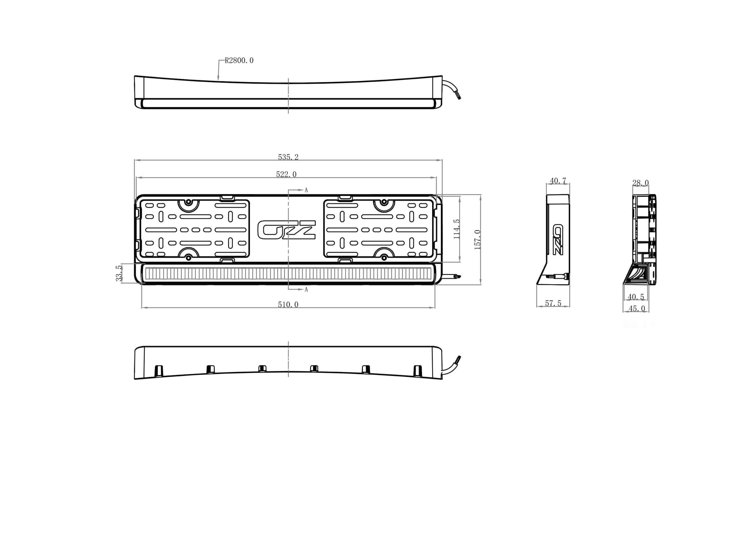 OZZ LP1 zwart LED bar-88216-5