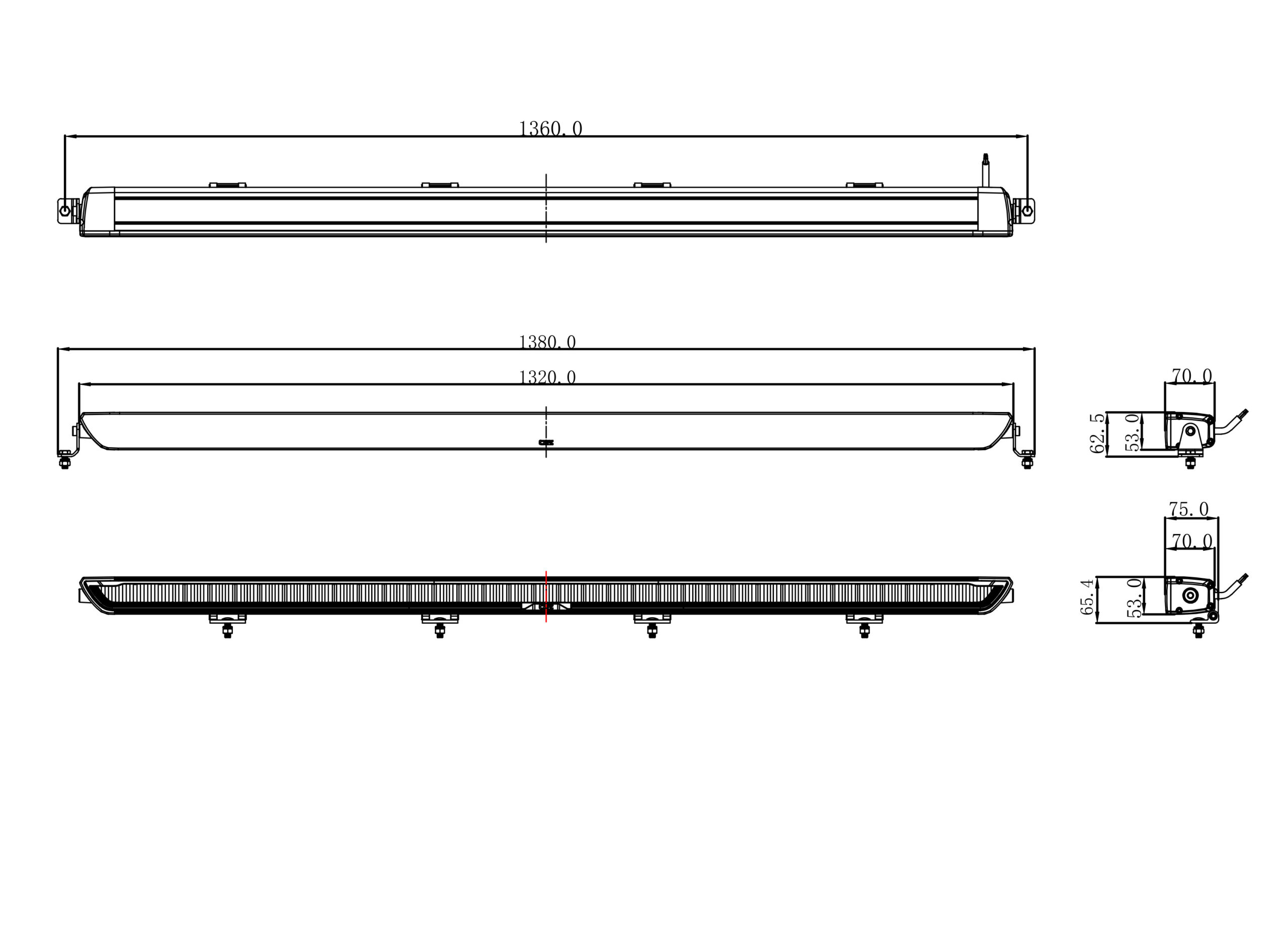 OZZ XB1 P52 zwart LED bar-88208-5