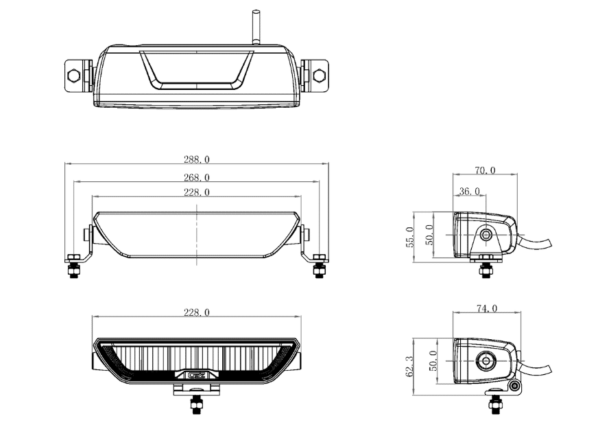 OZZ XB1 P9 wit LED bar-88210-5