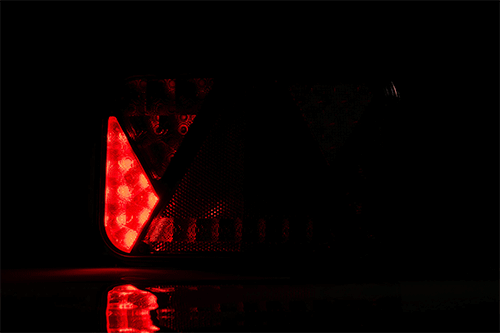 Rechts | LED achterlicht met achteruitrijlicht & kentekenverlichting | 12v | 100cm. kabel | VC-2732-VC-2732-6