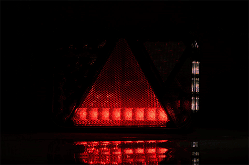 Rechts | LED achterlicht met achteruitrijlicht & kentekenverlichting | 12v | 100cm. kabel | VC-2732-VC-2732-7