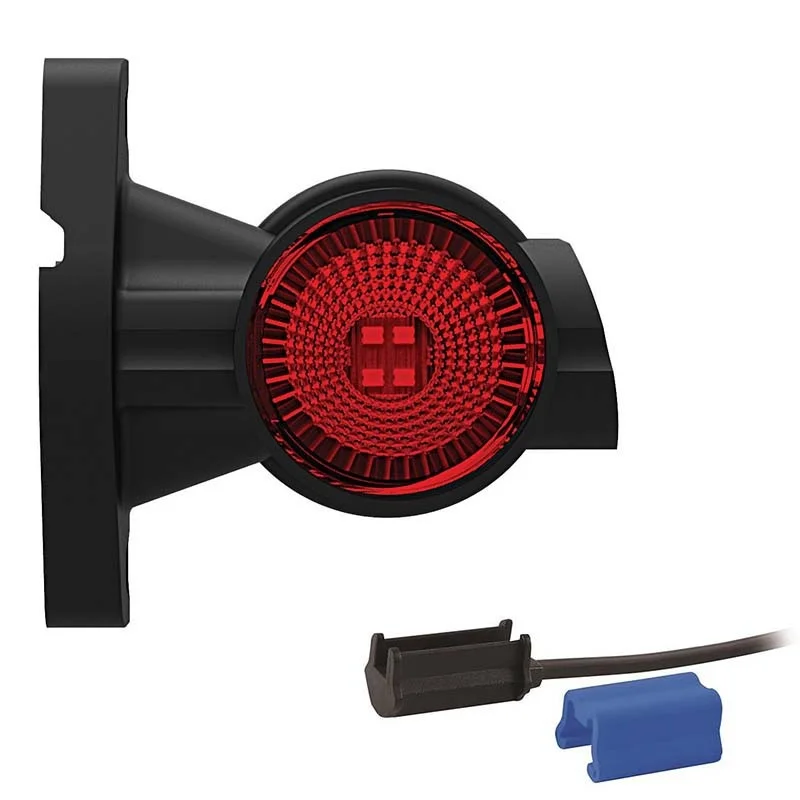 Rechts | LED breedtelamp | korte steel | 12-36v | 0