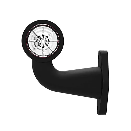 Rechts | LED breedtelamp met haakse steel | 12-36v | 1