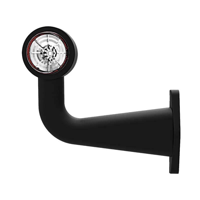 Rechts | LED breedtelamp met haakse steel | 12-36v | 20cm. kabel | M10BV-602RW-M10BV-602RW-3