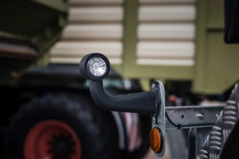 Rechts | LED breedtelamp met haakse steel | 12-36v | 20cm. kabel | M10BV-602RW-M10BV-602RW-5