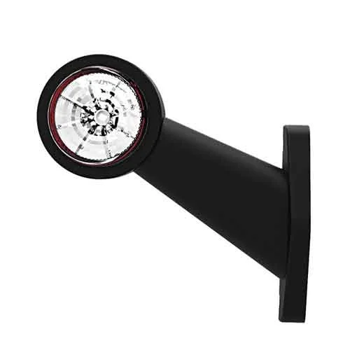 Rechts | LED breedtelamp | schuine steel | 12-36v | 1