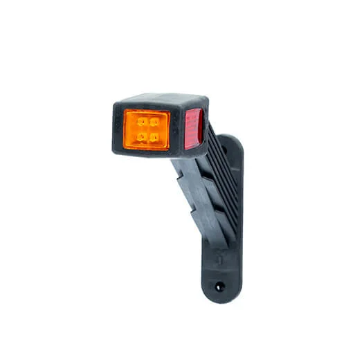 Rechts | LED breedtelamp | schuine steel | 12-36v | 30cm. kabel | MB-1452-MB-1452-3