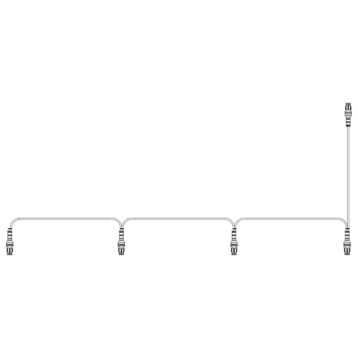 Superseal luskabel tbv 4 markeerlichten (5x fem.)-KS1-6400