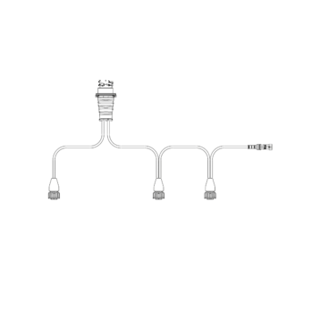 Y-kabel tbv 3 achterlichten (5-PIN) incl. zijkabel-KS1-5300
