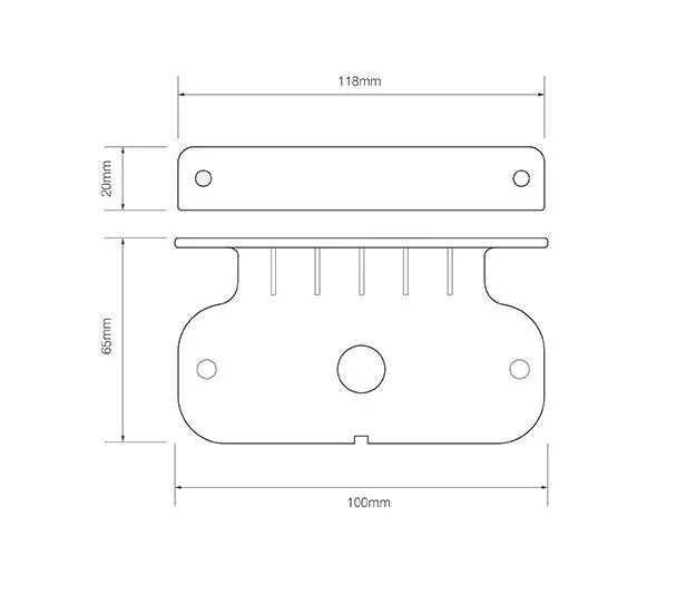 markeringslicht beugel | 44-serie | 44BKT-44BKT-3