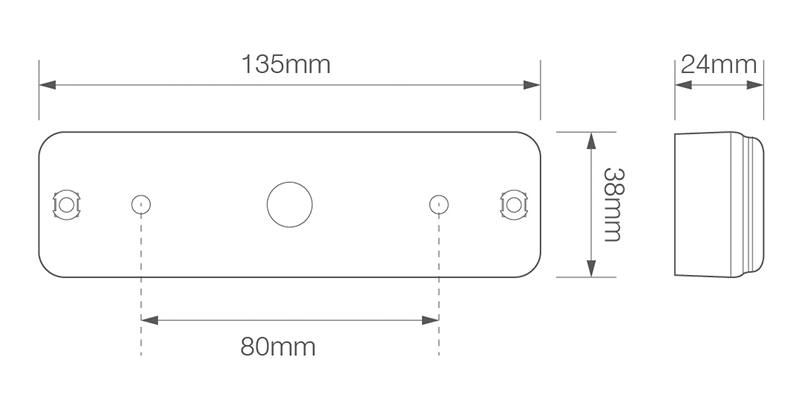 zwarte beugel | 135 Series | 135B-135B-3