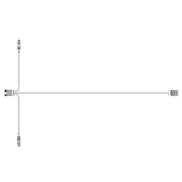 Hoofdkabel 10m | incl zij-kabel | 10-aderig | 2x 15P Bajonet-KS1-2610