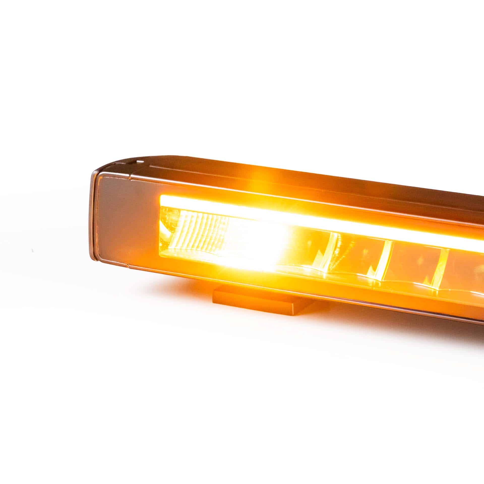 LED Lightbar Stratos 127cm | incl. R65 flitser | rood-amber DRL-LD9-1130RA-4