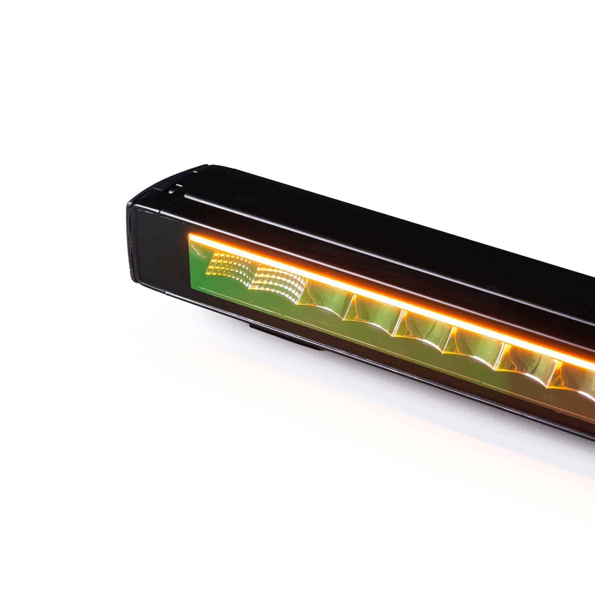 LED Lightbar Stratos 127cm | incl. R65 flitser | rood-amber DRL-LD9-1130RA-9