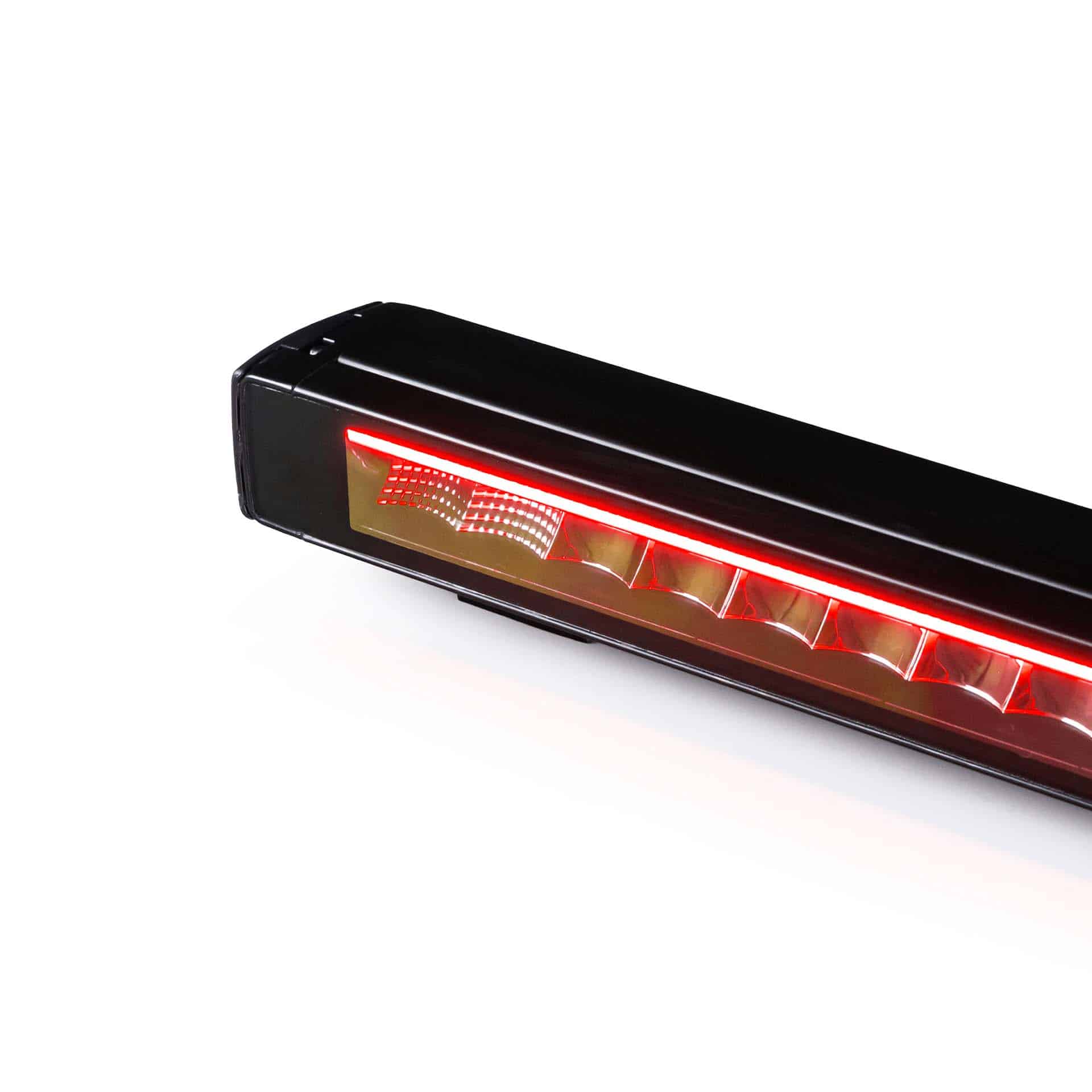 LED Lightbar Stratos 127cm | incl. R65 flitser | rood-amber DRL-LD9-1130RA-10