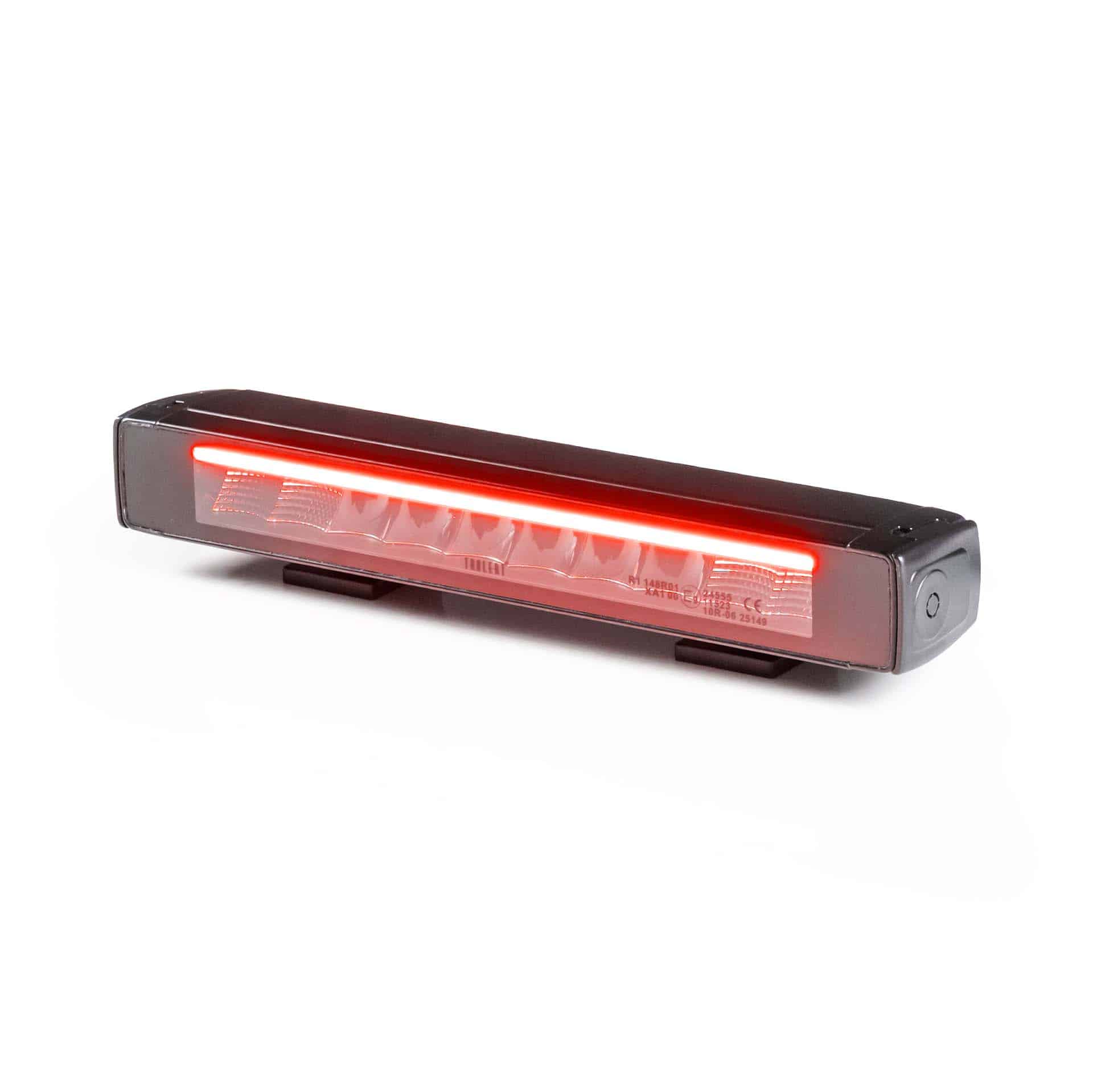 LED Lightbar Stratos 30cm | incl. R65 flitser | rood-amber DRL - Afbeelding 11