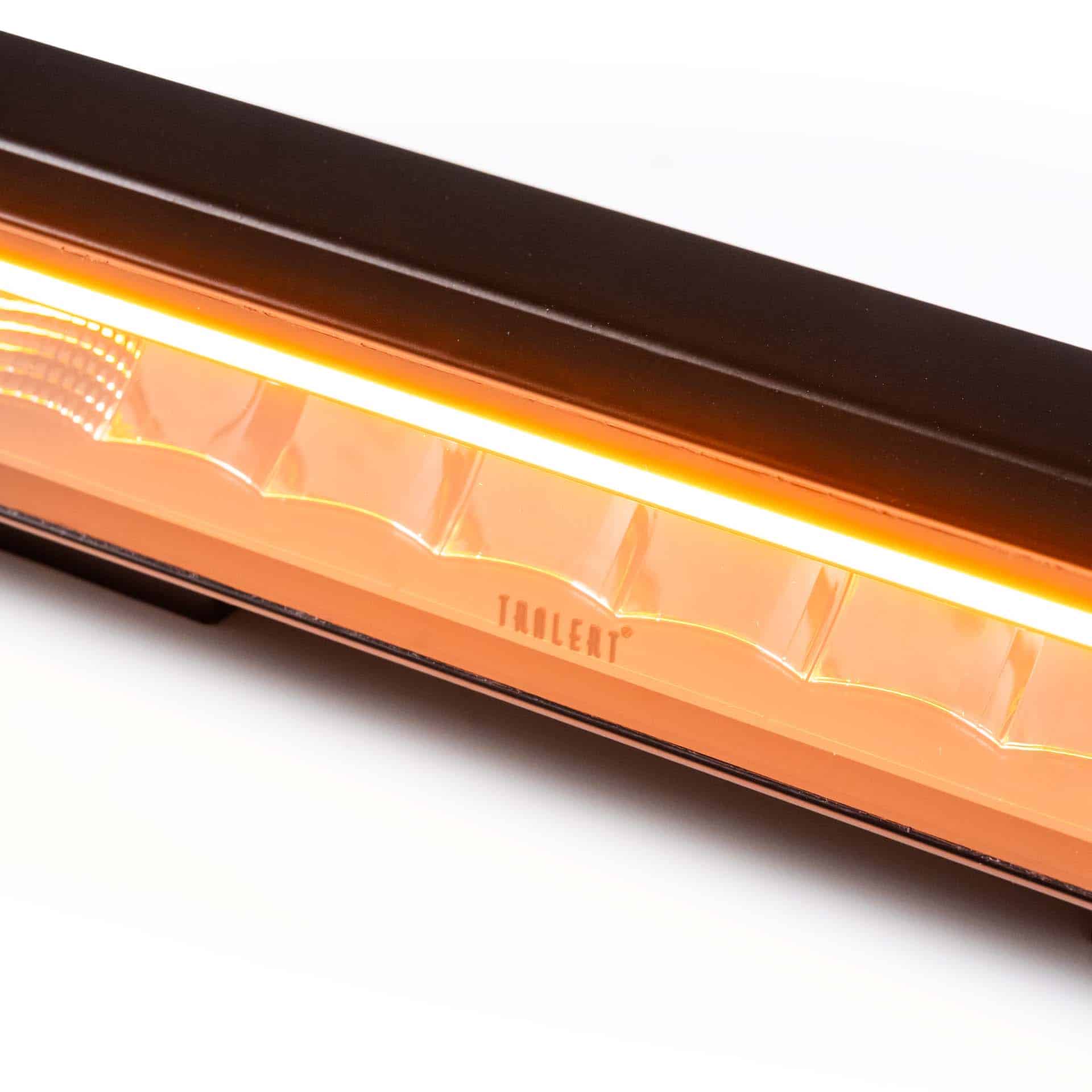 LED Lightbar Stratos 30cm | incl. R65 flitser | rood-amber DRL - Afbeelding 14