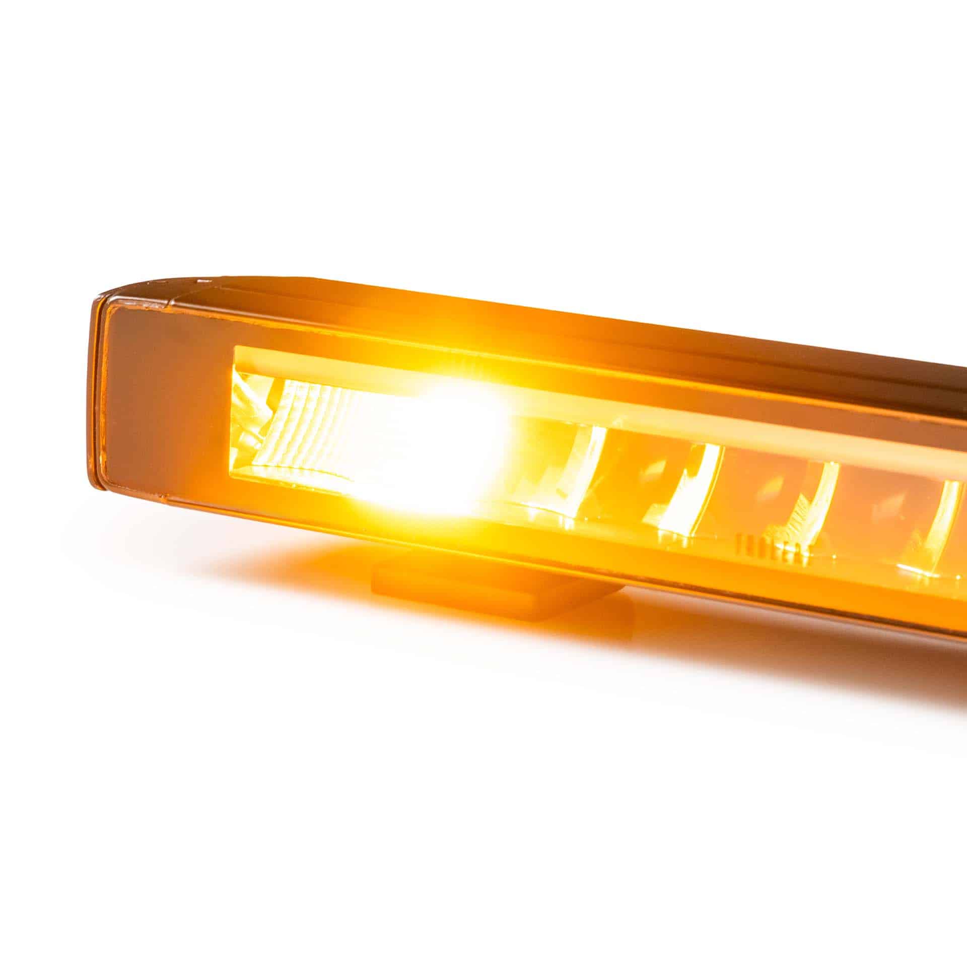 LED Lightbar Stratos 30cm | incl. R65 flitser | rood-amber DRL-LD9-1033RA-4