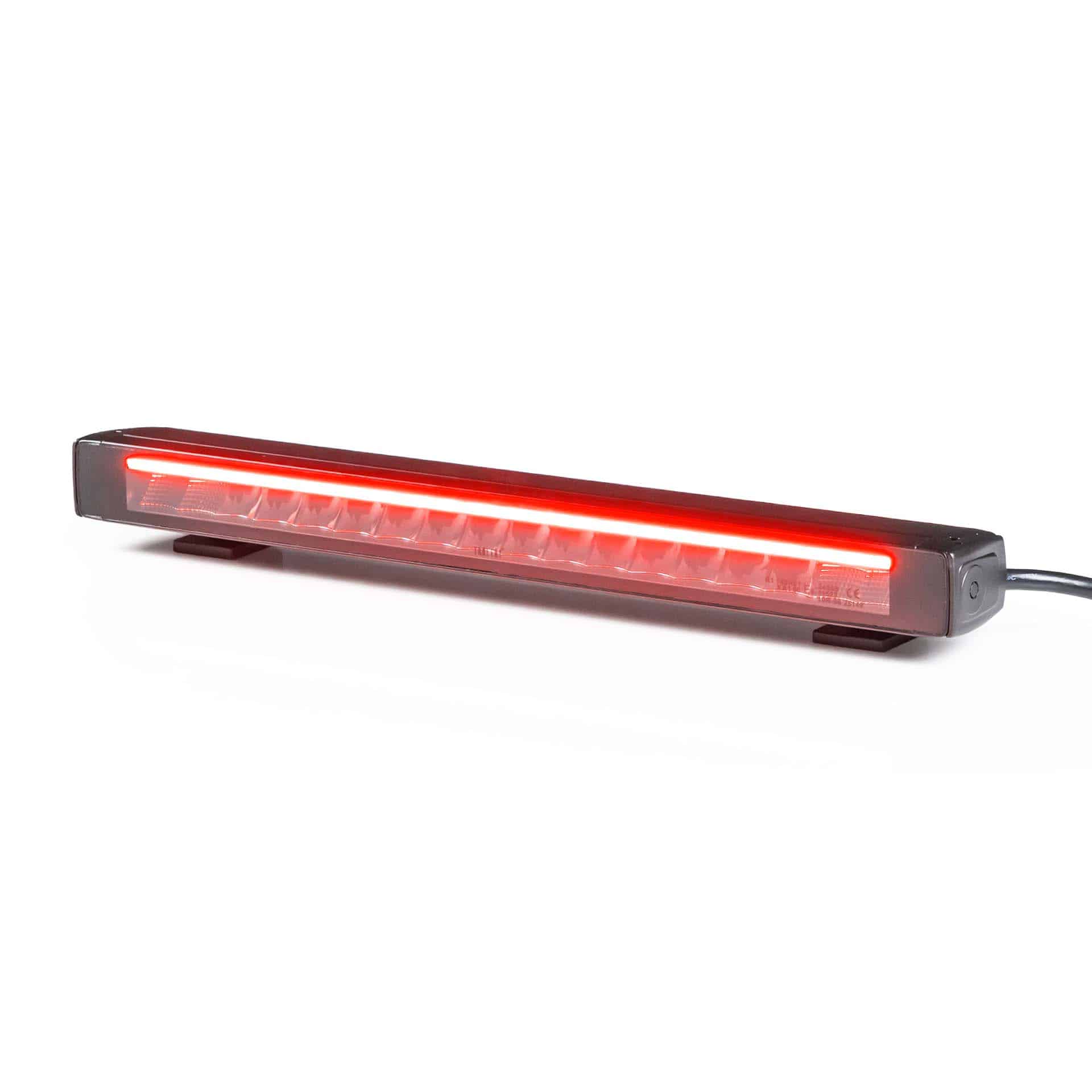 LED Lightbar Stratos 50cm | incl. R65 flitser | rood-amber DRL - Afbeelding 16