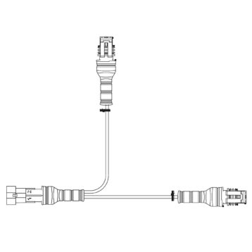 Superseal Y-kabel 30cm | 1x male | 2x female-KS1-6320