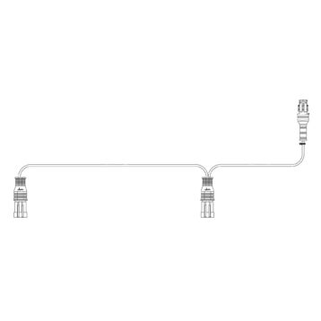 Y-kabel Superseal tbv. Flitser 1x 2-PIN | 2x 3-PIN-KS1-6330