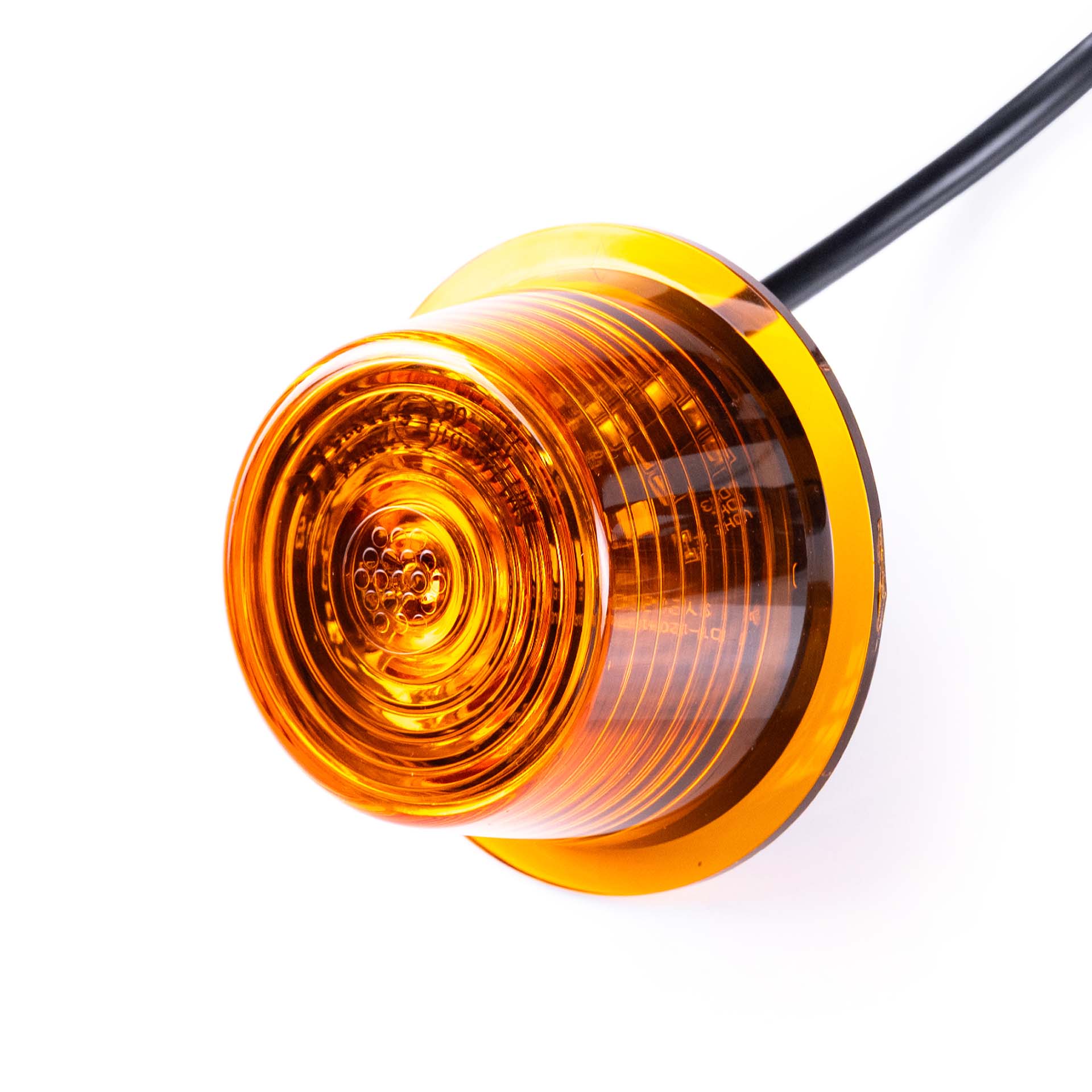 LED Module amber lens | amber | 12-24v | 5m. kabel-MB-3010AM-2