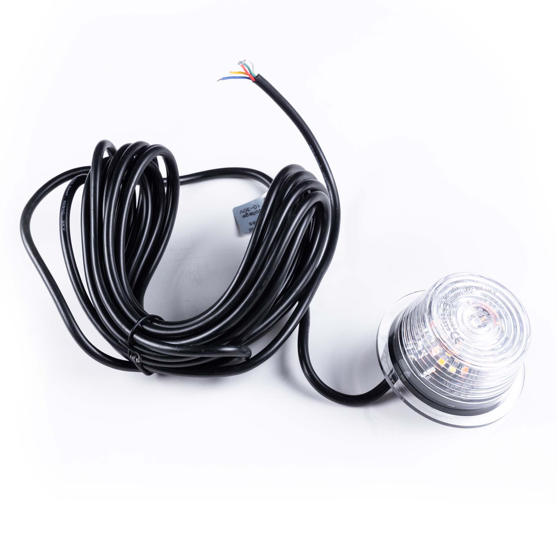 LED Module clear lens multicolor+kn.licht 12-24v | 5m. kabel-MB-3010RWA-4